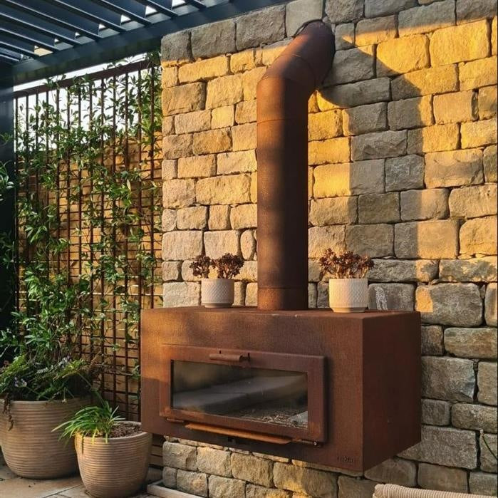 Foyers barbecues Fribourg en acier CorTen