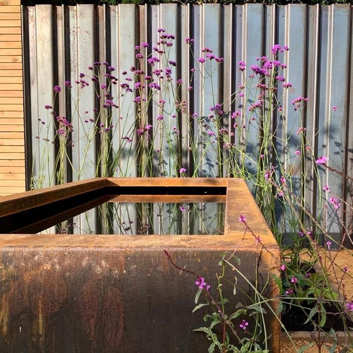 Bassin en acier CorTen