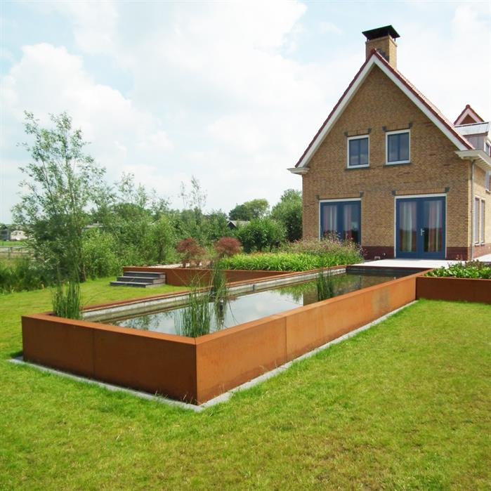 Pond in CorTen steel