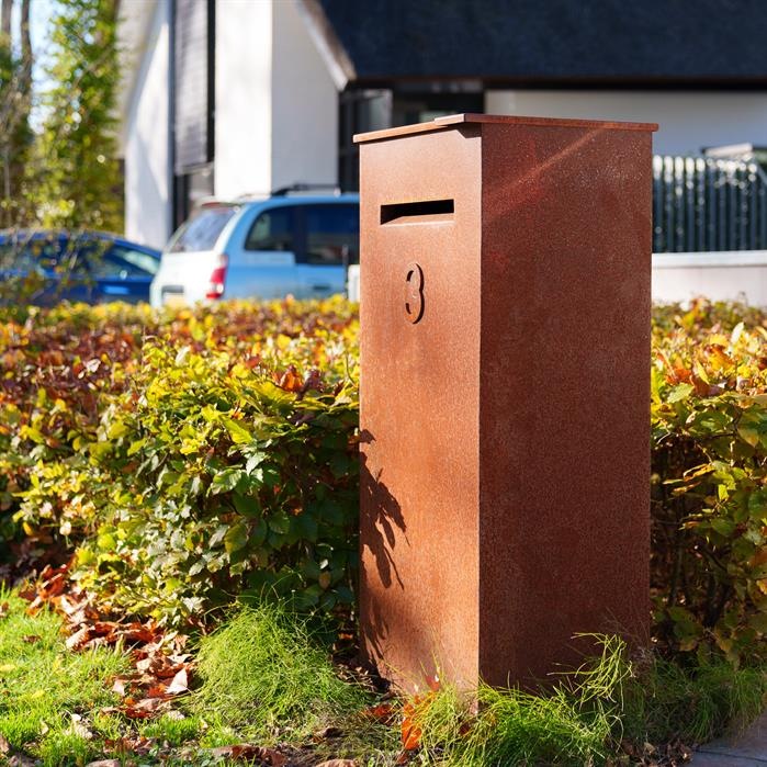 TASSO PACK MINIMAX Briefkasten aus CorTen-Stahl