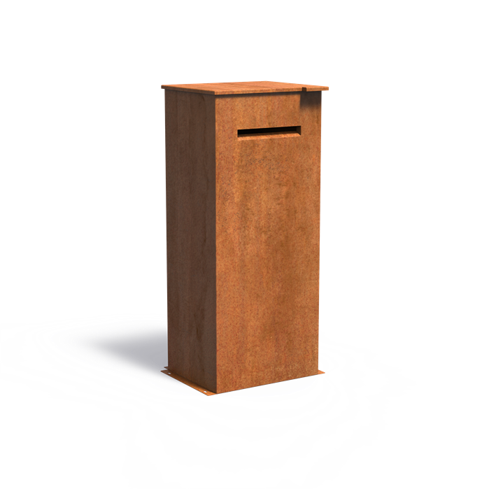 TASSO PACK MINIMAX Briefkasten aus CorTen-Stahl