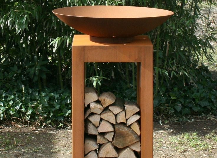Socles en U en acier CorTen