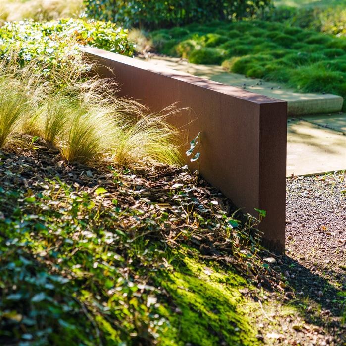 Murs cloisons pour l'extérieur en acier CorTen