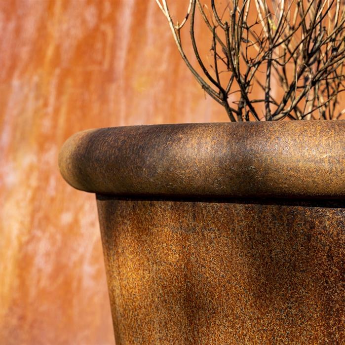 Pots pour plantes ATHENA en acier CorTen