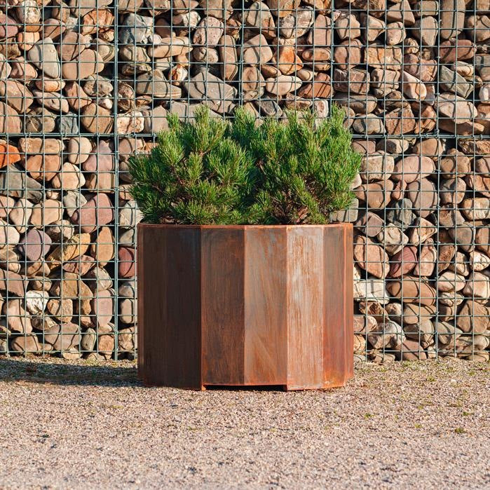 Pots pour plantes BOXE en acier CorTen