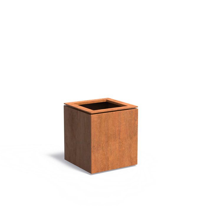 Pots pour plantes CARRE en acier CorTen