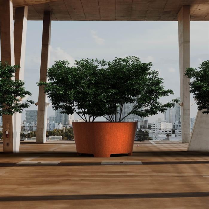 Pots pour plantes VERONA SUR PIEDS en acier CorTen