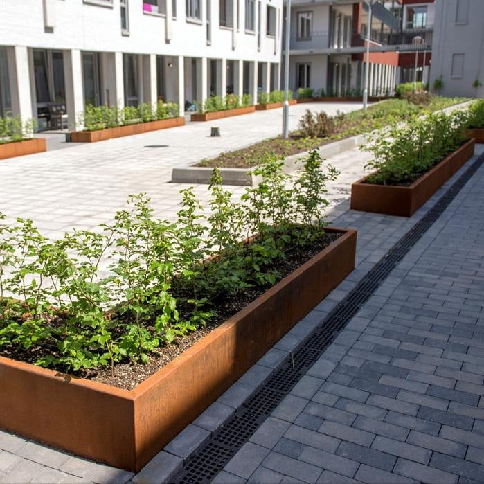 CORDOBA Pflanzenkübel OHNE BODEN aus CorTen-Stahl