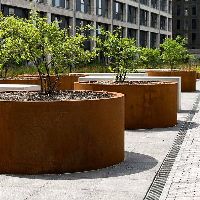 SAIDA Pflanzenkübel aus CorTen-Stahl