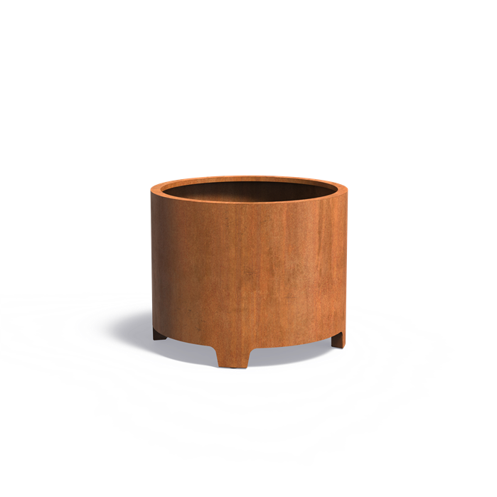 Pots pour plantes SAIDA SUR PIEDS en acier CorTen