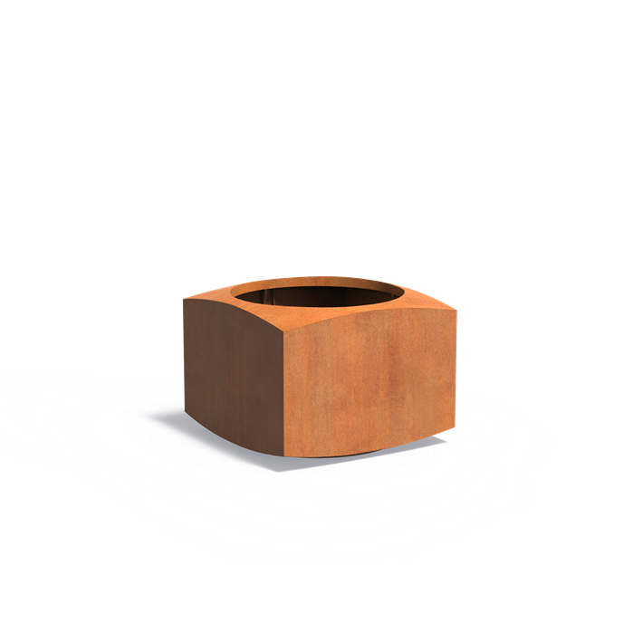 Pot pour plantes NOA en acier CorTen