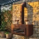 Foyers barbecues robustes en acier corten