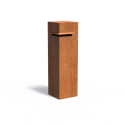 TASSO B letterbox in CorTen steel