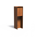 TASSO C letterbox in CorTen steel