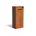 TASSO PACK MINIMAX letterbox in CorTen steel