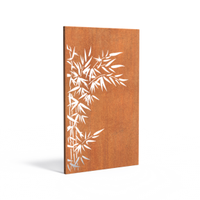 Dekorative Paneele mit Naturdesign aus CorTen-Stahl