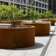 Pots pour plantes SAIDA en acier CorTen