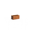 CORDOBA RECTANGULAR planters in CorTen steel