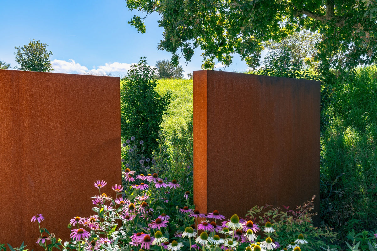 Tendances 2025 : l'acier CorTen dans l'aménagement extérieur