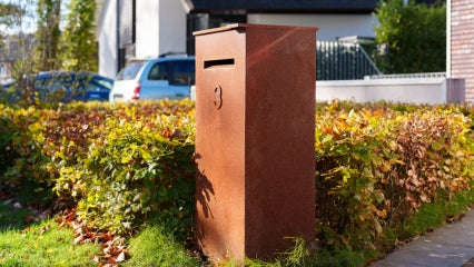 Boîtes aux lettres et boîtes à colis en acier CorTen : esthétique et praticité
