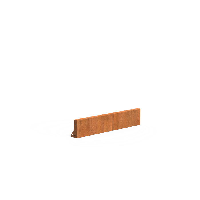Murs de soutènement en acier CorTen