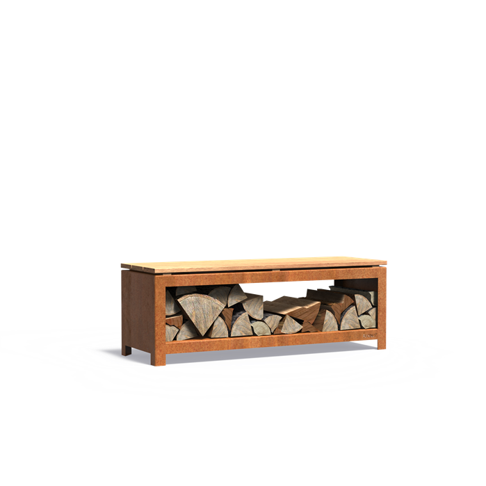 Banc range-bûches