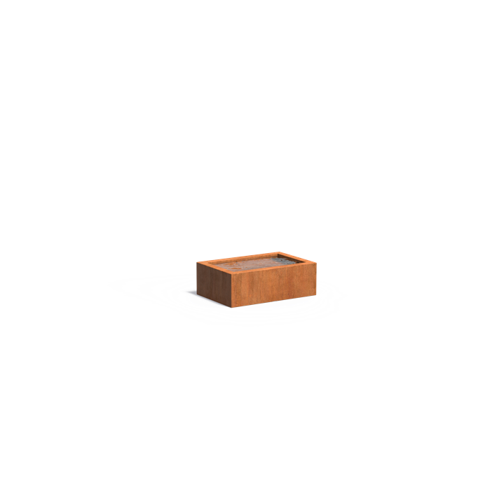 Bassin en acier CorTen