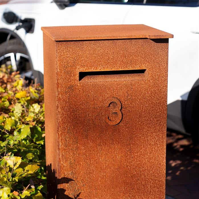 Boîtes aux lettres TASSO PACK MINIMAX en acier CorTen