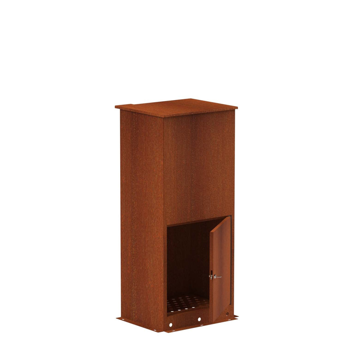 TASSO PACK MINIMAX letterbox in CorTen steel