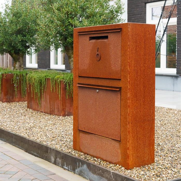 Boîtes aux lettres TASSO PACK MAXIMAX en acier CorTen