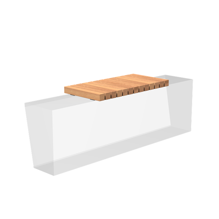Assises à bord plat pour murs de soutènement