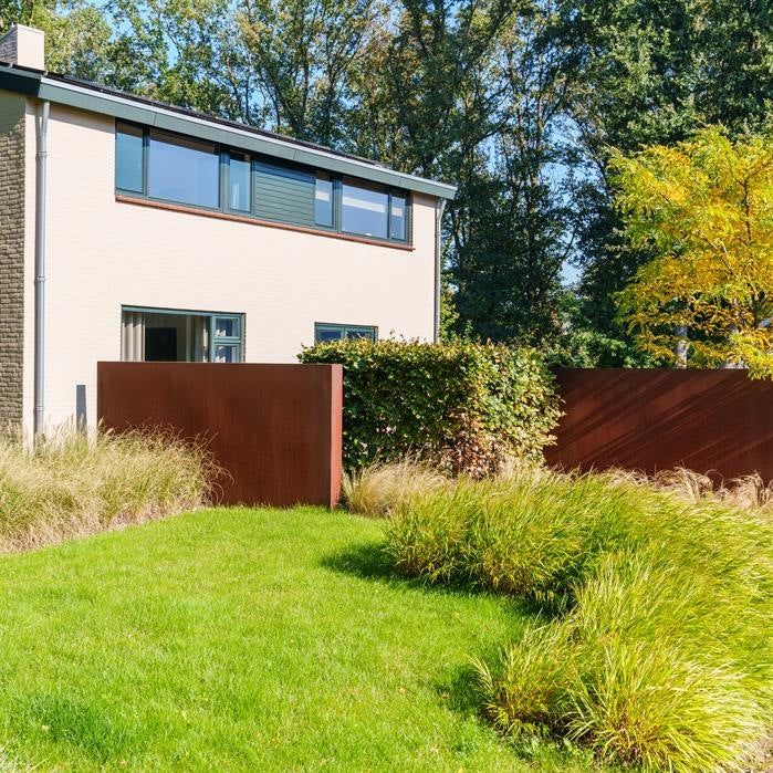 CorTen steel partition walls 