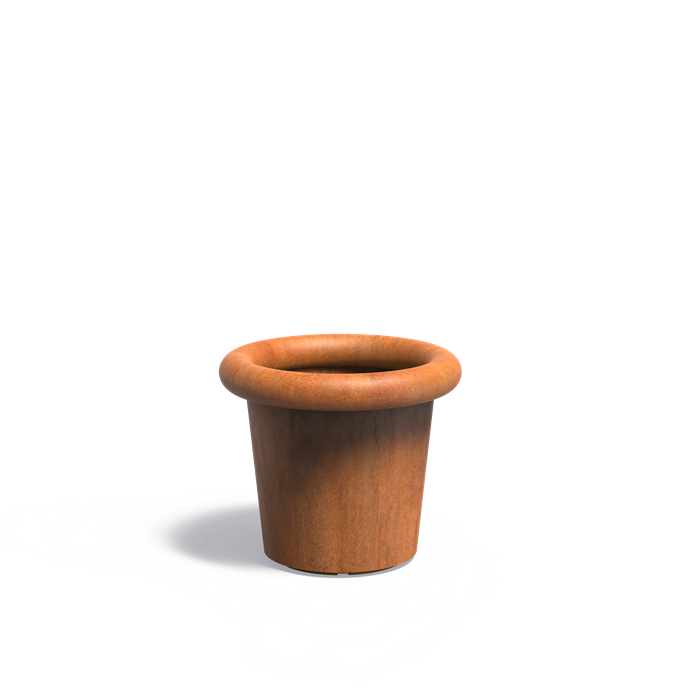 Pots pour plantes ATHENA en acier CorTen