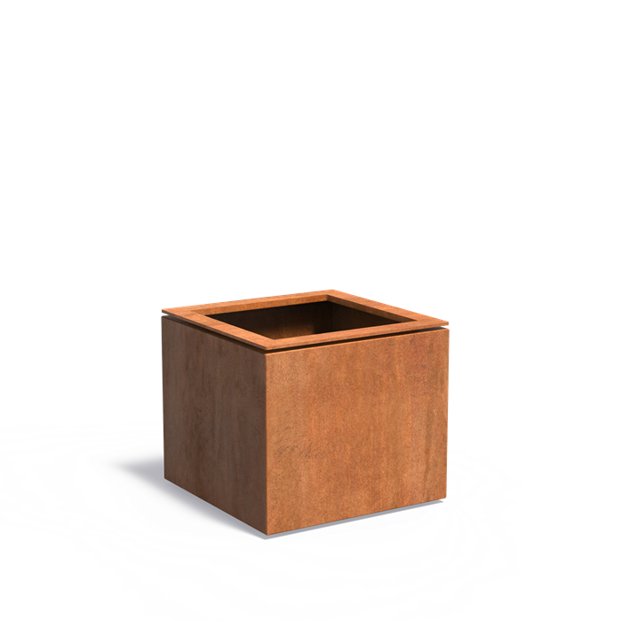 Pots pour plantes CARRE en acier CorTen