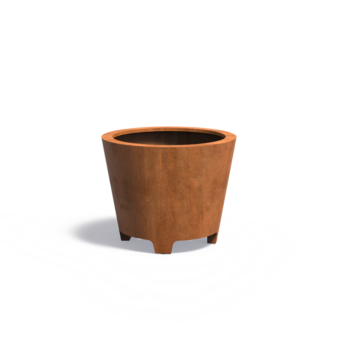Pots pour plantes VERONA SUR PIEDS en acier CorTen