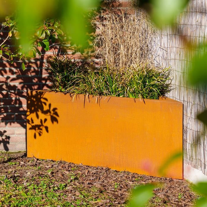 Pots pour plantes TRIANGLE en acier CorTen