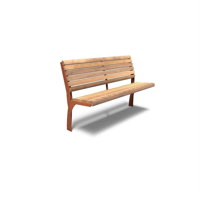 Banc avec dossier