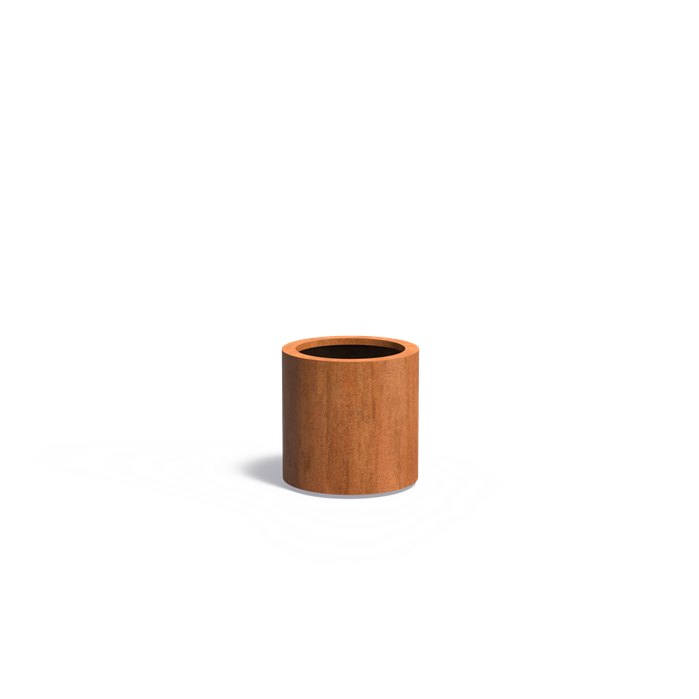 SAIDA planter in CorTen steel