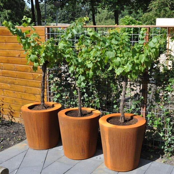 VERONA planter in CorTen steel