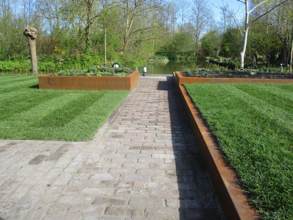 Murs de soutènement en acier CorTen